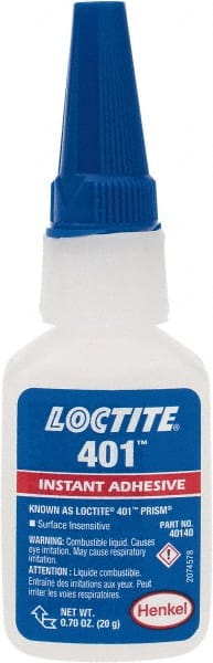 LOCTITE 135429 Adhesive Glue: 0.7 oz Bottle, Clear 