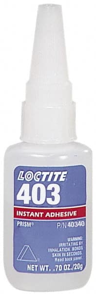 LOCTITE 135433 Adhesive Glue: 0.7 oz Bottle, Clear 