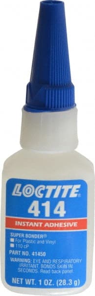 LOCTITE 233801 Adhesive Glue: 1 oz Bottle, Clear 