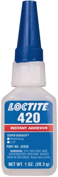 LOCTITE 135455 Adhesive Glue: 1 oz Bottle, Clear 