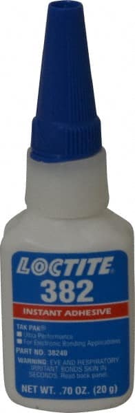LOCTITE 135425 Adhesive Glue: 0.7 oz Bottle, Clear 
