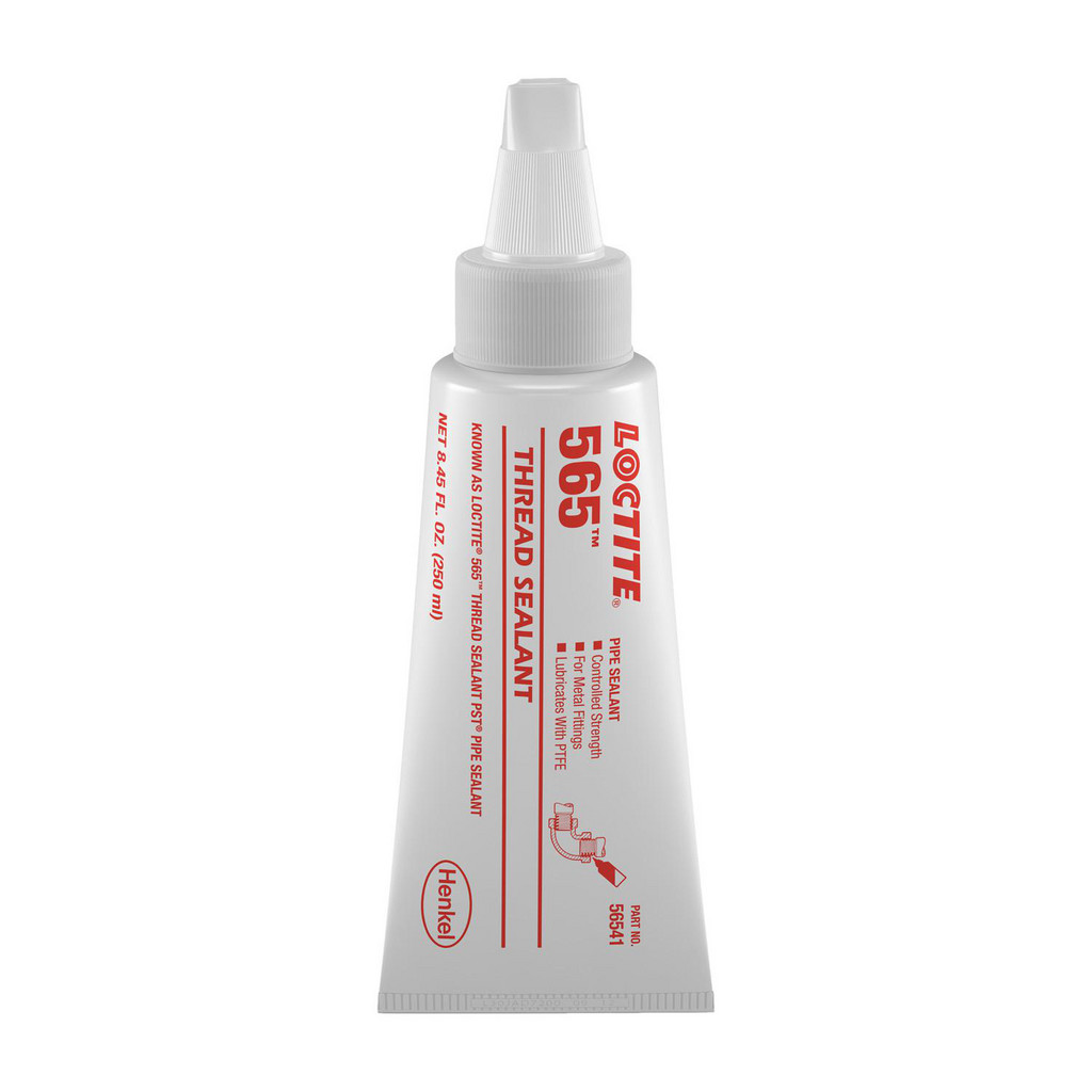 Loctite | Clover 565 Thread Sealant, 50 ml Tube - White controlled-torque strength thread sealant for an instant low-pressure seal | Part #88551