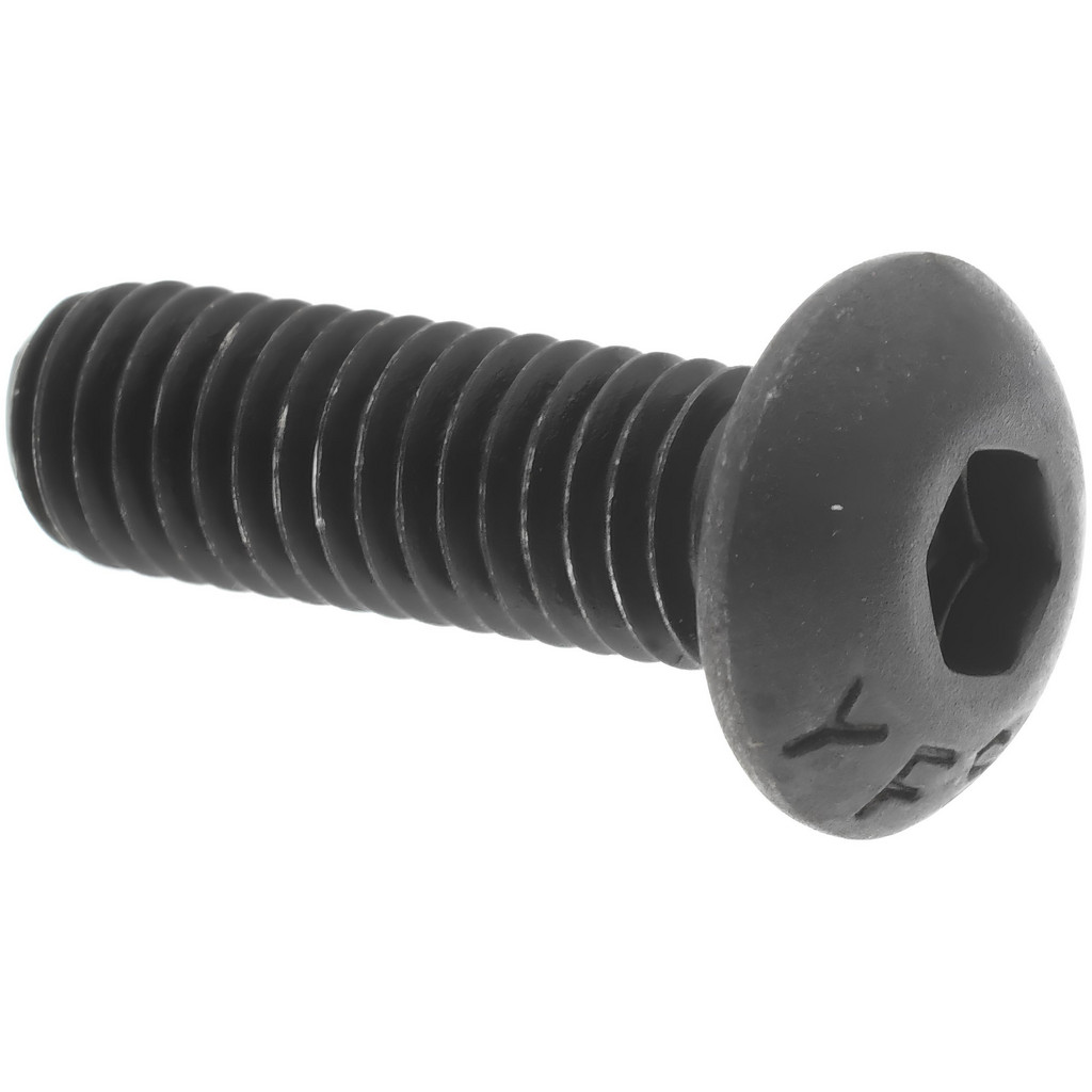 Made in USA - Button Flanged Socket Cap Screw: #10-32, 5/8