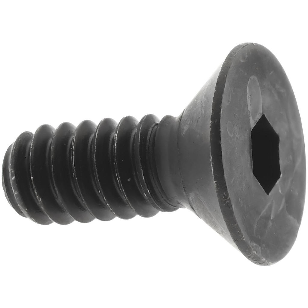 Made in USA - Flat Socket Cap Screw: #10-24, 1/2 OAL, Alloy Steel, Black Oxide | MSC Direct Made in USA - Flat Socket Cap Screw: #10-24, 1/2 OAL, Alloy Steel, Black Oxide | MSC Direct