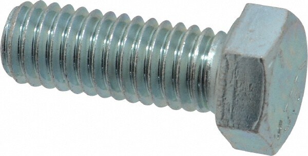 Made in North America 88548268 Hex Head Cap Screw: 3/8-16 x 1", Grade 5 Steel, Zinc-Plated Image