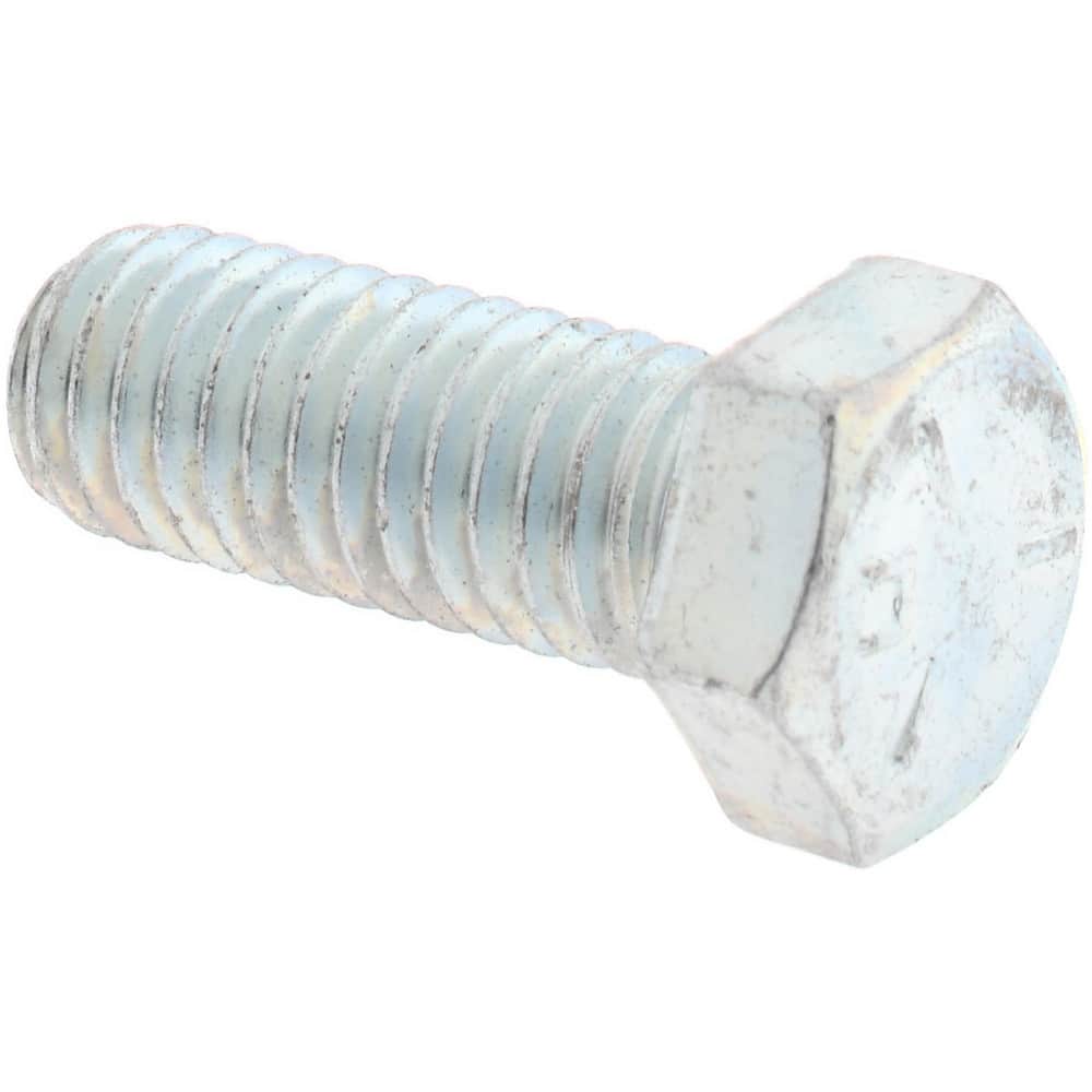 Made in USA - Hex Head Cap Screw: 3/8-16 x 1″, Grade 5 Steel, Zinc