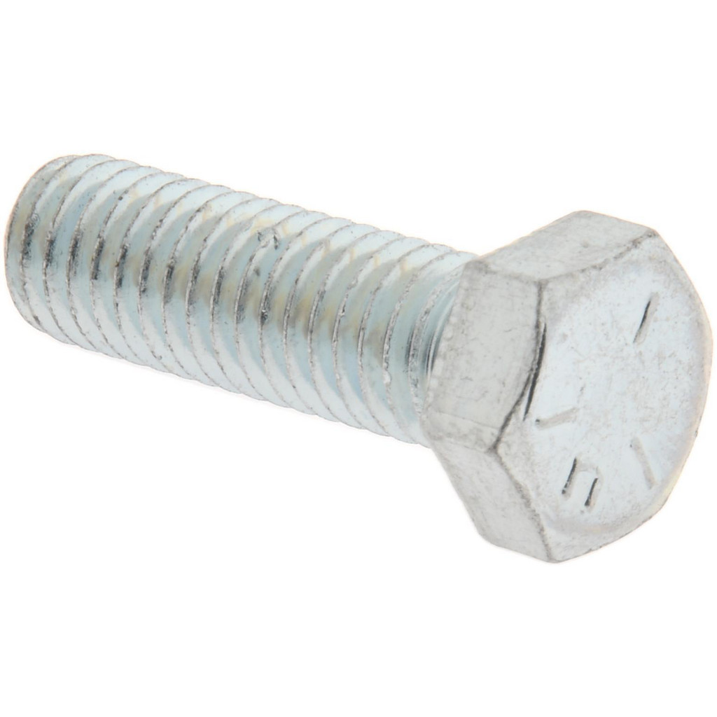 20 Pieces 3/8-16 X 1" Hex Head Screws - Grade 5 Zinc Plated