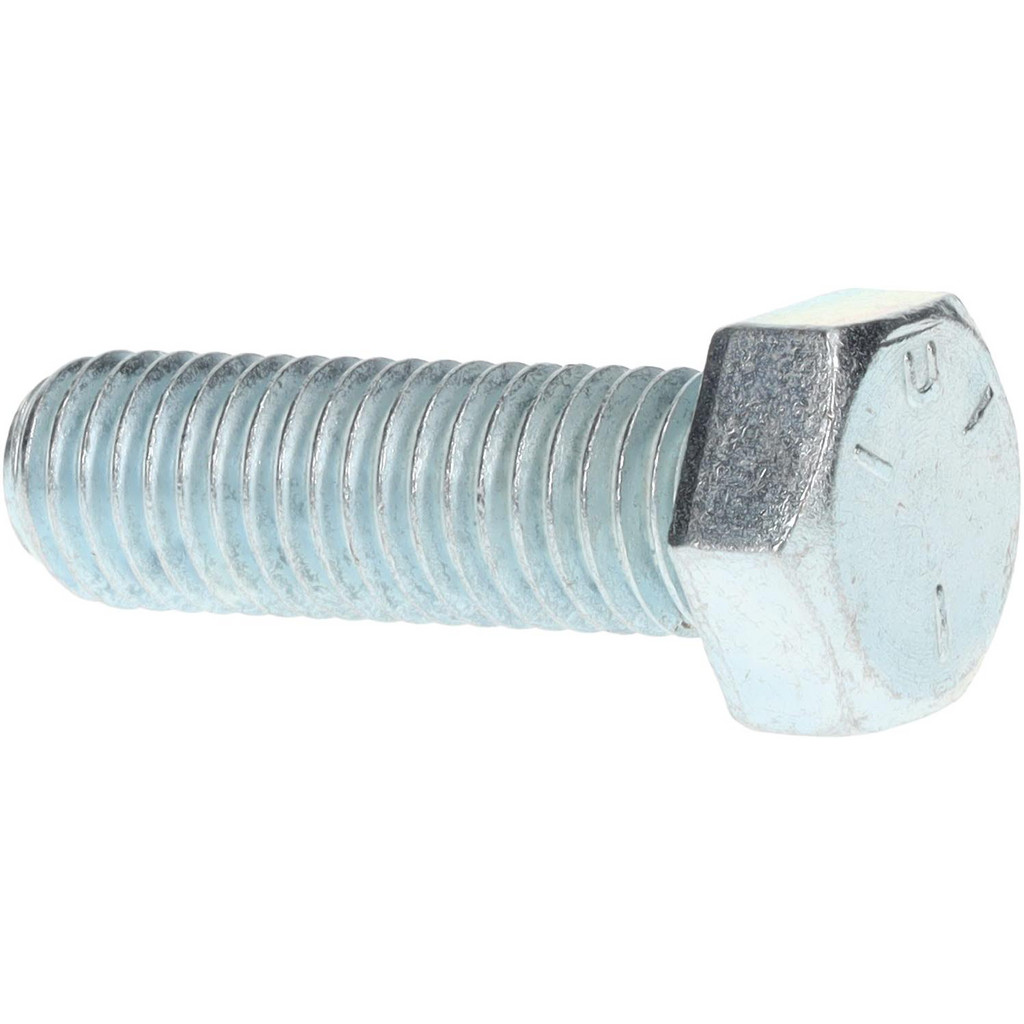 15 Pack: 5/16-18 X 1-1/2 Inch Hex Head Cap Screws, Grade 5 Steel, Zinc Plated - View #3