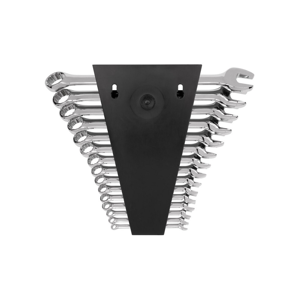 TEKTON Ringmaulschlüsselsatz 15-teilig – 1/4 Bis 1 Zoll, Mit Zahnstange, Chrom-Vanadium-Stahl