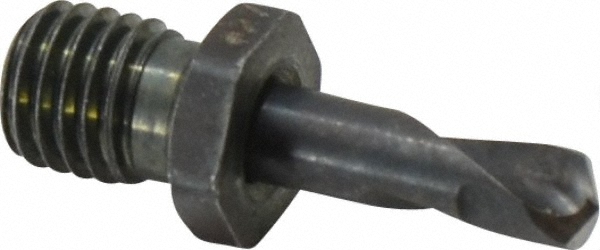 Threaded Shank Drill Bit: #27, 135 ° Point, 1/4-28 Shank, High Speed Steel