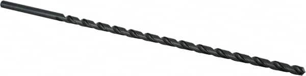 Cle-Line C20493 Extra Length Drill Bit: 0.4375" Dia, 118 °, High Speed Steel 