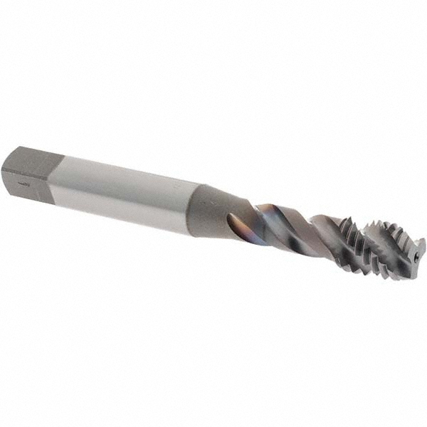 OSG 1756308 Spiral Flute Tap: M8 x 1.25, Metric Coarse, 3 Flute, Modified Bottoming, 6H Class of Fit, Vanadium High Speed Steel, TICN Finish Image