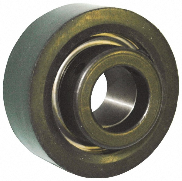 RUBRE-112 3/4" ID x 2-17/32" OD, 2,611 Lb Dynamic Capacity, Eccentric Locking Insert Bearing - Rubber Grommet Housing, 52100 Steel Insert, 1" Race Width, 1,444 Lb Static Capacity