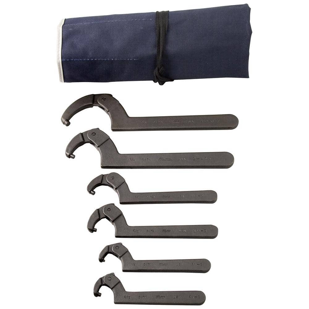 Martin Tools - 3/4 to 6-1/4 Capacity, Pin Spanner Wrench Set