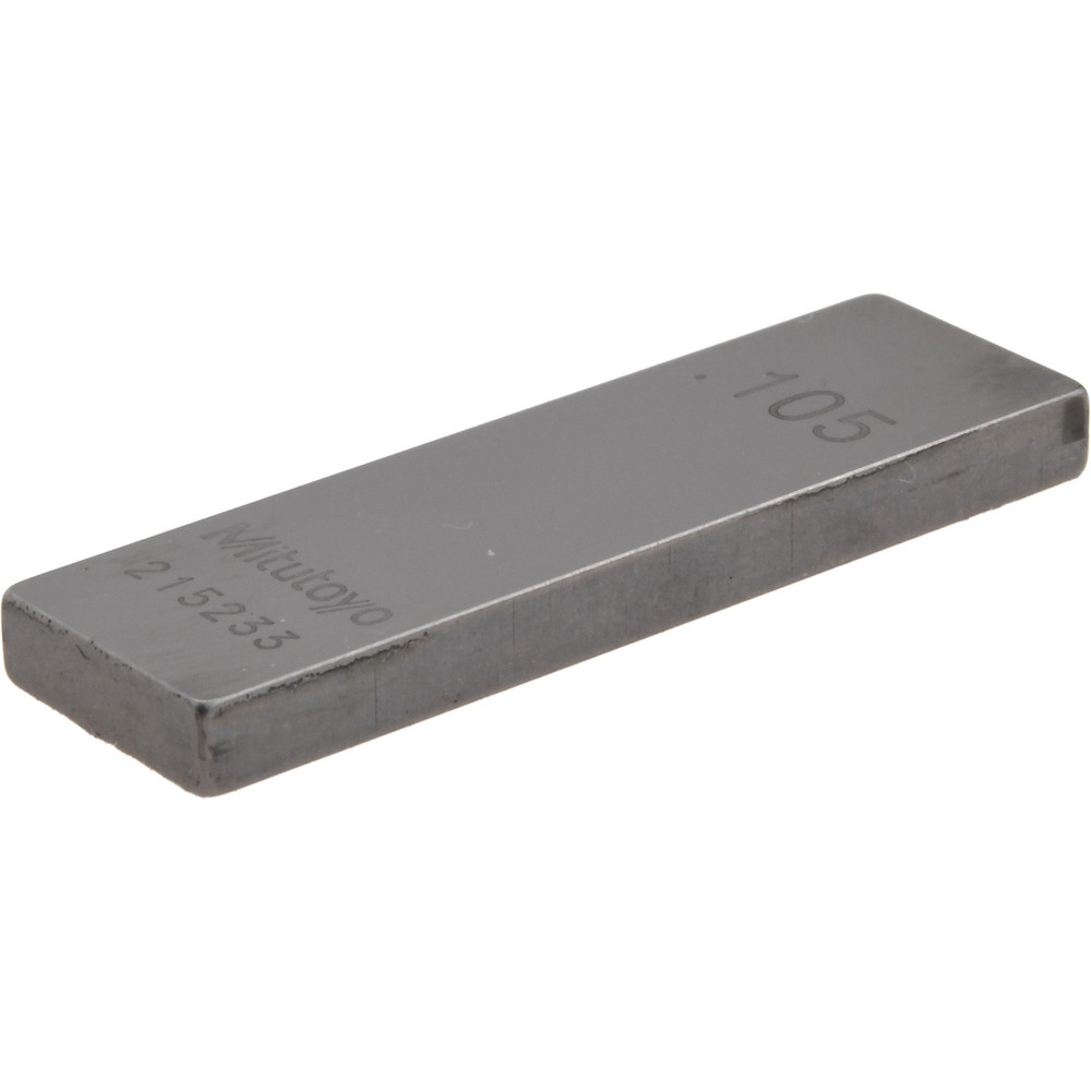Mitutoyo Rectangle Steel Gage Block 0105 Grade AS1  Accuracy Grade AS1 Includes Certificate of Inspection  Part 611145541