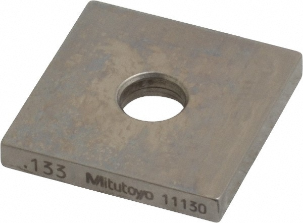 Mitutoyo 614173-531 Square Steel Gage Block: 0.133", Grade 0 Image