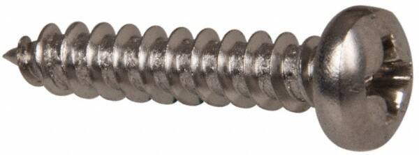 Select Length 316 Stainless Steel Phillips Pan Head #6 Sheet Metal Screws 