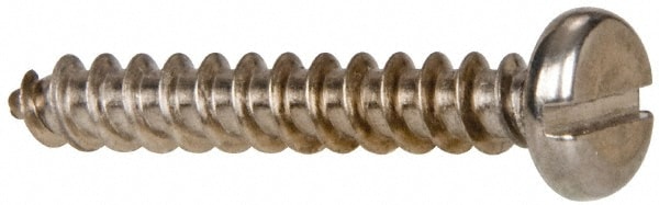 Value Collection R58005114 Sheet Metal Screw: #10, Pan Head, Slotted Image