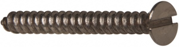 Value Collection R58005158 Sheet Metal Screw: #6, Flat Head, Slotted Image