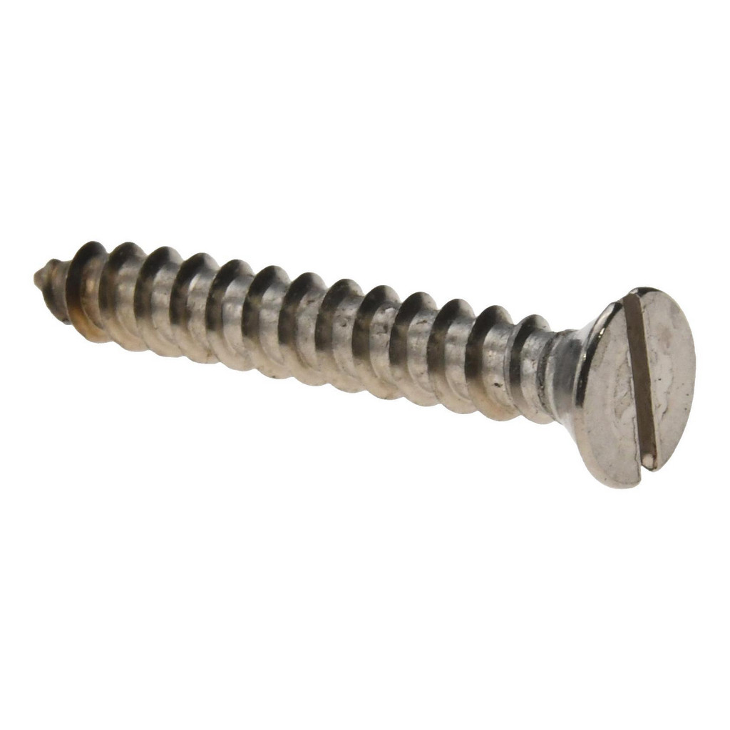 Value Collection R58005160 Sheet Metal Screw: #6, Flat Head, Slotted Image