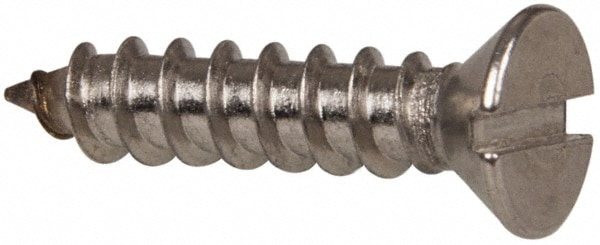 Value Collection R58005168 Sheet Metal Screw: #8, Flat Head, Slotted Image