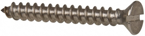 Value Collection R58005186 Sheet Metal Screw: #10, Flat Head, Slotted Image