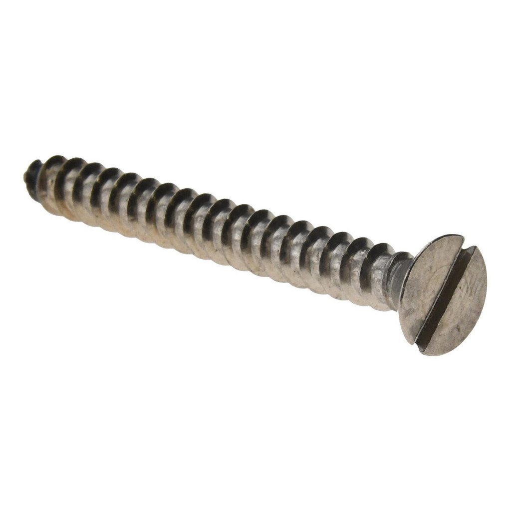 Value Collection R58005198 Sheet Metal Screw: #12, Flat Head, Slotted Image