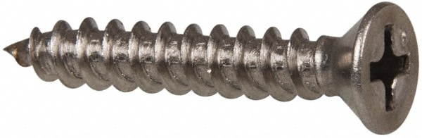 Value Collection R58005240 Sheet Metal Screw: #8, Flat Head, Phillips Image