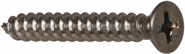 Value Collection R58005242 Sheet Metal Screw: #8, Flat Head, Phillips Image