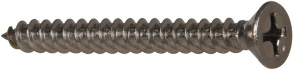 Value Collection R58005244 Sheet Metal Screw: #8, Flat Head, Phillips Image