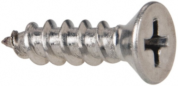 Value Collection R58005250 Sheet Metal Screw: #10, Flat Head, Phillips Image