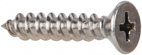 Value Collection R58005252 Sheet Metal Screw: #10, Flat Head, Phillips Image