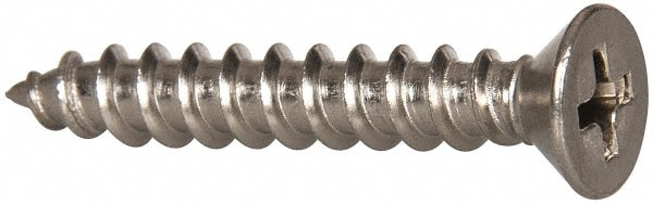 Value Collection R58005254 Sheet Metal Screw: #10, Flat Head, Phillips Image