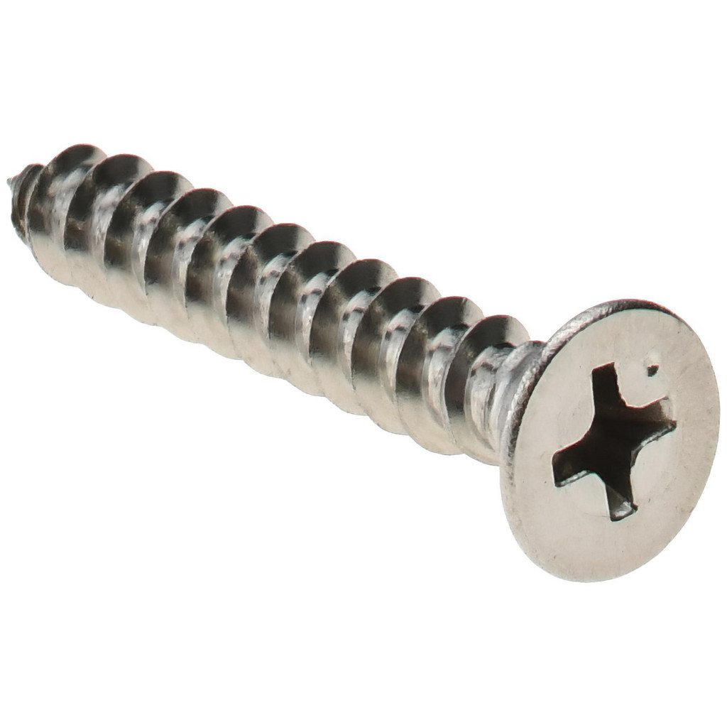 Value Collection R58005254 Sheet Metal Screw: #10, Flat Head, Phillips Image