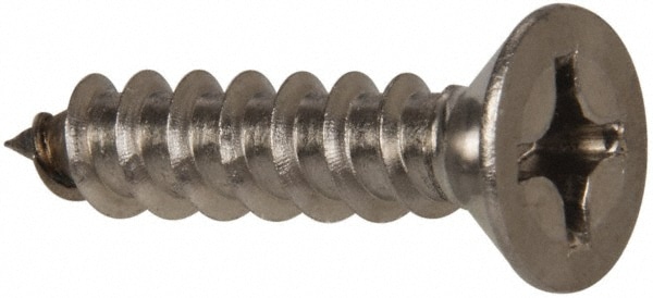 Value Collection R58005264 Sheet Metal Screw: #12, Flat Head, Phillips Image