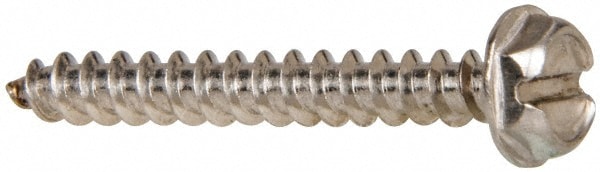 Value Collection R58005320 Sheet Metal Screw: #10, Hex Washer Head, Slotted Image