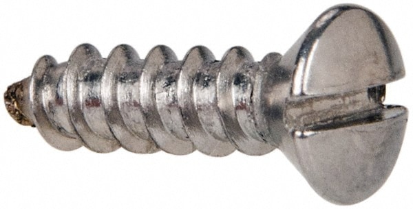 Value Collection R58005376 Sheet Metal Screw: #8, Oval Head, Slotted Image