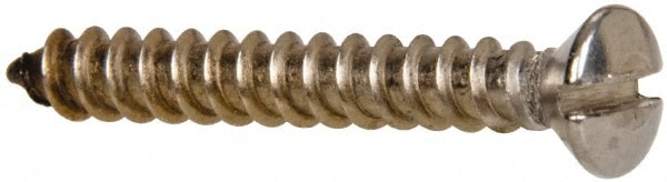 Value Collection R58005382 Sheet Metal Screw: #8, Oval Head, Slotted Image