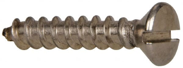 Slotted Oval Head Sheet Metal Screw Stainless Steel #10 x 1-1//4/" Qty 50