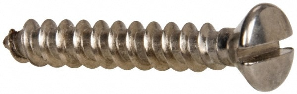 Value Collection R58005394 Sheet Metal Screw: #10, Oval Head, Slotted Image