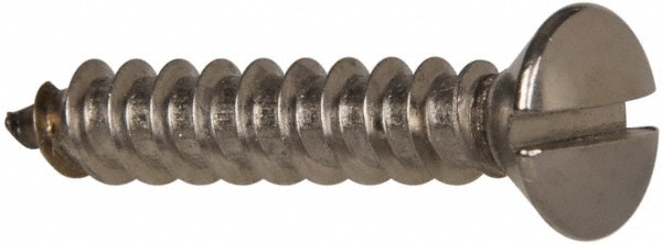 Value Collection R58005408 Sheet Metal Screw: #12, Oval Head, Slotted Image