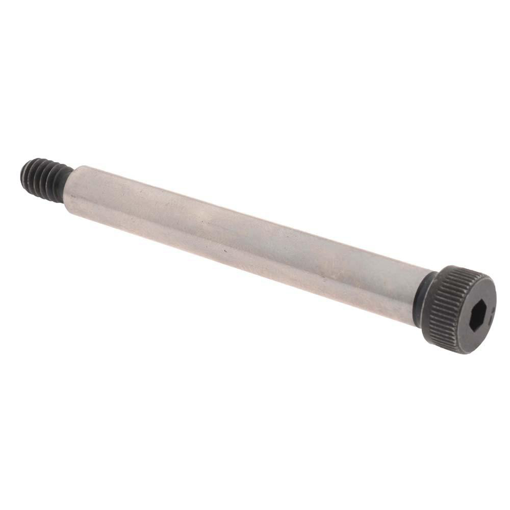 Shoulder Screw: 5/16" Shoulder Dia, 2-1/2" Shoulder Length, 1/4-20, 4037 Alloy Steel, Hex Socket - 7/16" Head Dia