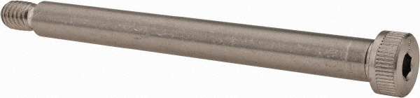 Made in USA Shoulder Screw: 3/8 x 3-3/4" Shoulder, 5/16-18, 18-8/300 Stainless Steel, Hex Socket - 9/16" Head Dia