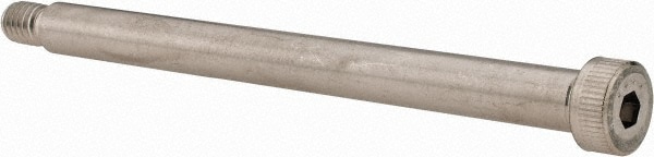 Made in USA 73157 Shoulder Screw: 3/8" Shoulder Dia, 4-1/2" Shoulder Length, 5/16-18, 18-8 & 300, Stainless Steel, Hex Socket Image