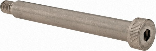 Made in USA 73211 Shoulder Screw: 1/2" Shoulder Dia, 4" Shoulder Length, 3/8-16, 18-8 & 300, Stainless Steel, Hex Socket Image