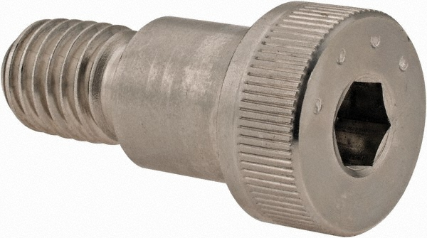 Made in USA 73229 Shoulder Screw: 5/8" Shoulder Dia, 5/8" Shoulder Length, 1/2-13, 18-8 & 300, Stainless Steel, Hex Socket Image