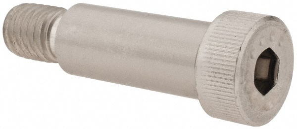 Made in USA 73241 Shoulder Screw: 5/8" Shoulder Dia, 1-1/2" Shoulder Length, 1/2-13, 18-8 & 300, Stainless Steel, Hex Socket Image