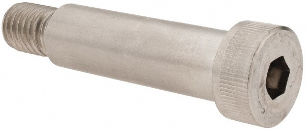 Made in USA 73247 Shoulder Screw: 5/8" Shoulder Dia, 2" Shoulder Length, 1/2-13, 18-8 & 300, Stainless Steel, Hex Socket Image