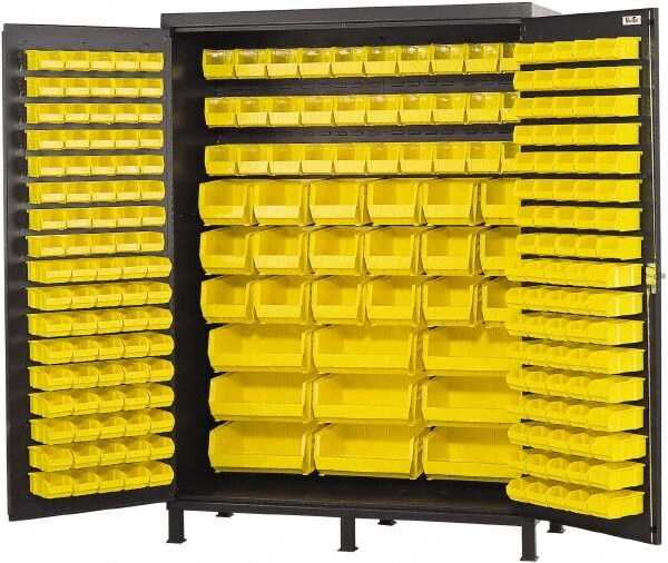Bin Storage Cabinet: 60" Wide, 24" Deep, 84" High
