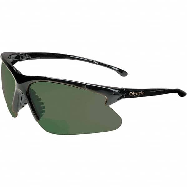 Jackson Safety 1.5 Framed Magnifying Safety Glasses UV Protec... Green Lenses 